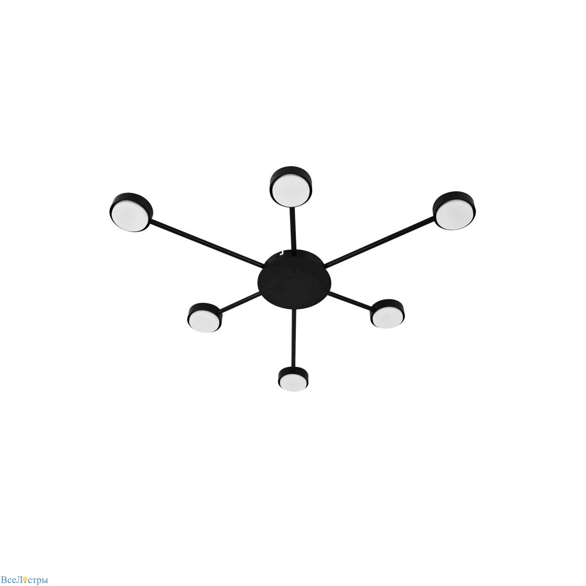 потолочная люстра lightstar fico 740077