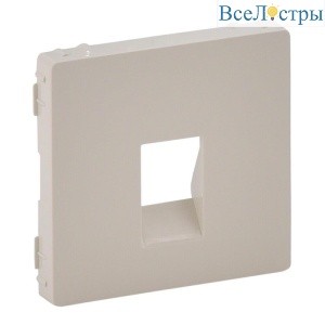 Лицевая панель Legrand Valena Life аудиорозетки слоновая кость 755361