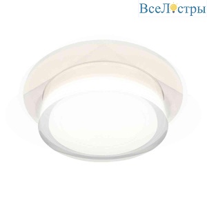 Комплект встраиваемого светильника Ambrella light Techno Spot XC7621043 SWH/FR/CL белый песок/белый матовый/прозрачный (C7621, N7160)