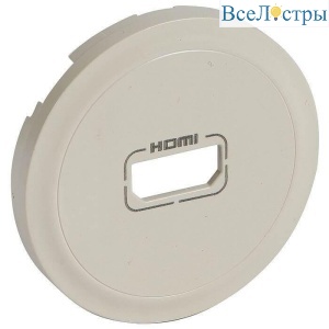 Лицевая панель Legrand Celiane розетки аудио/видео HDMI слоновая кость 066288