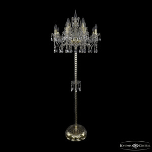 Торшер Bohemia Ivele Crystal 1413T2/8+4/200-165 G