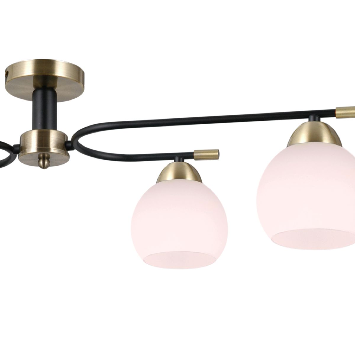 потолочная люстра illumico il0638-4csq-24 ab bk libra