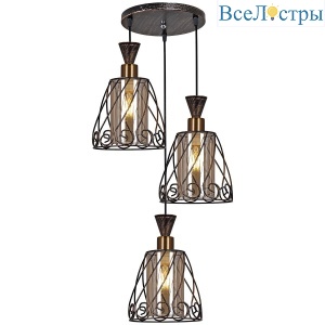 Подвесная люстра Reluce 03609-0.4-03 BK+GD