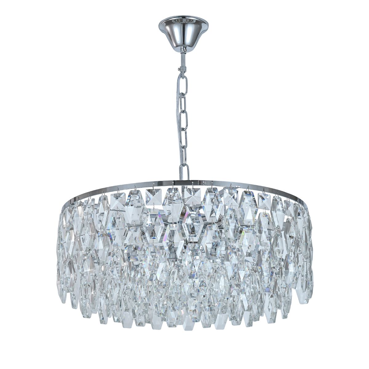 подвесная люстра escada luxora 140018/10p chrome es0000085