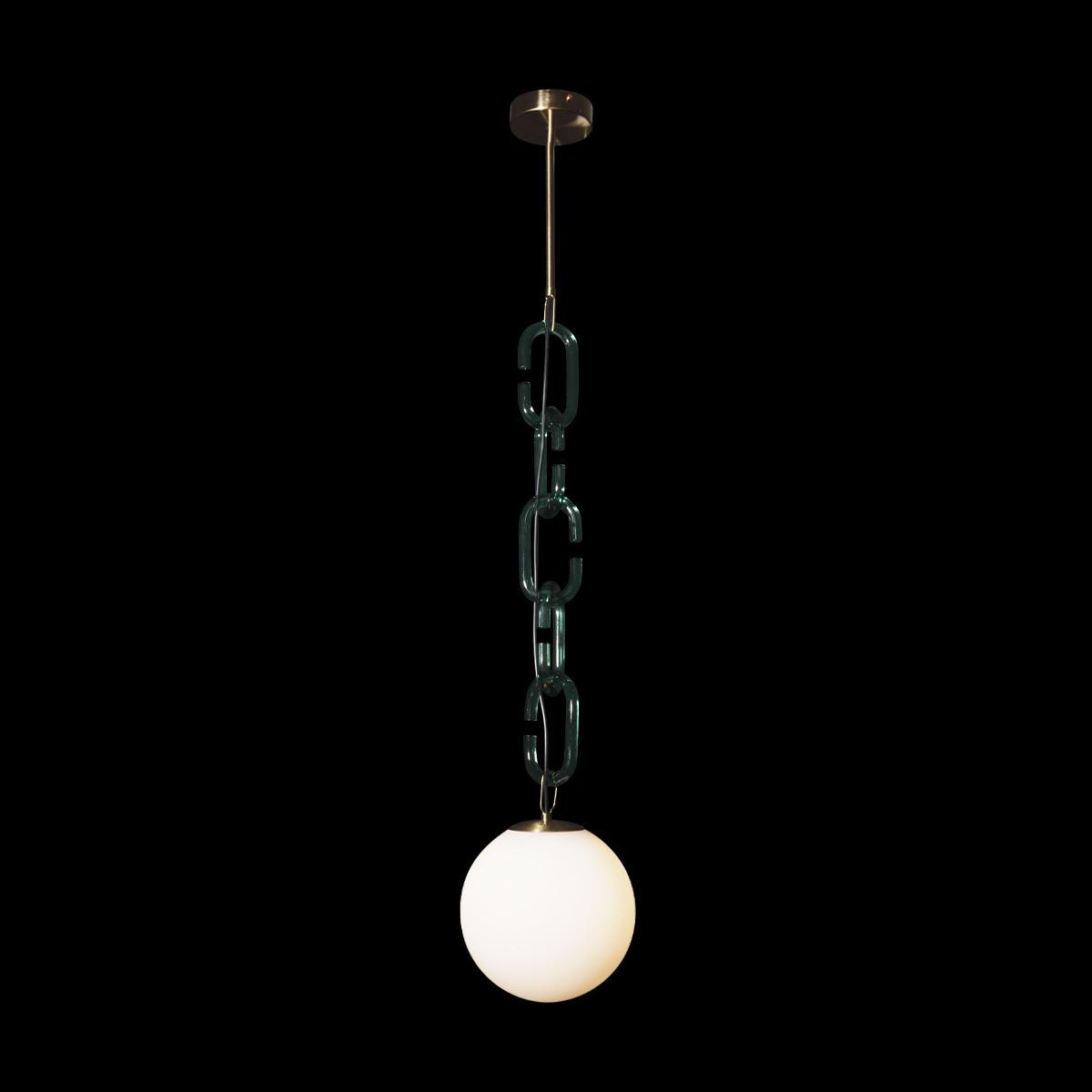 подвесной светильник loft it chain 10128p green