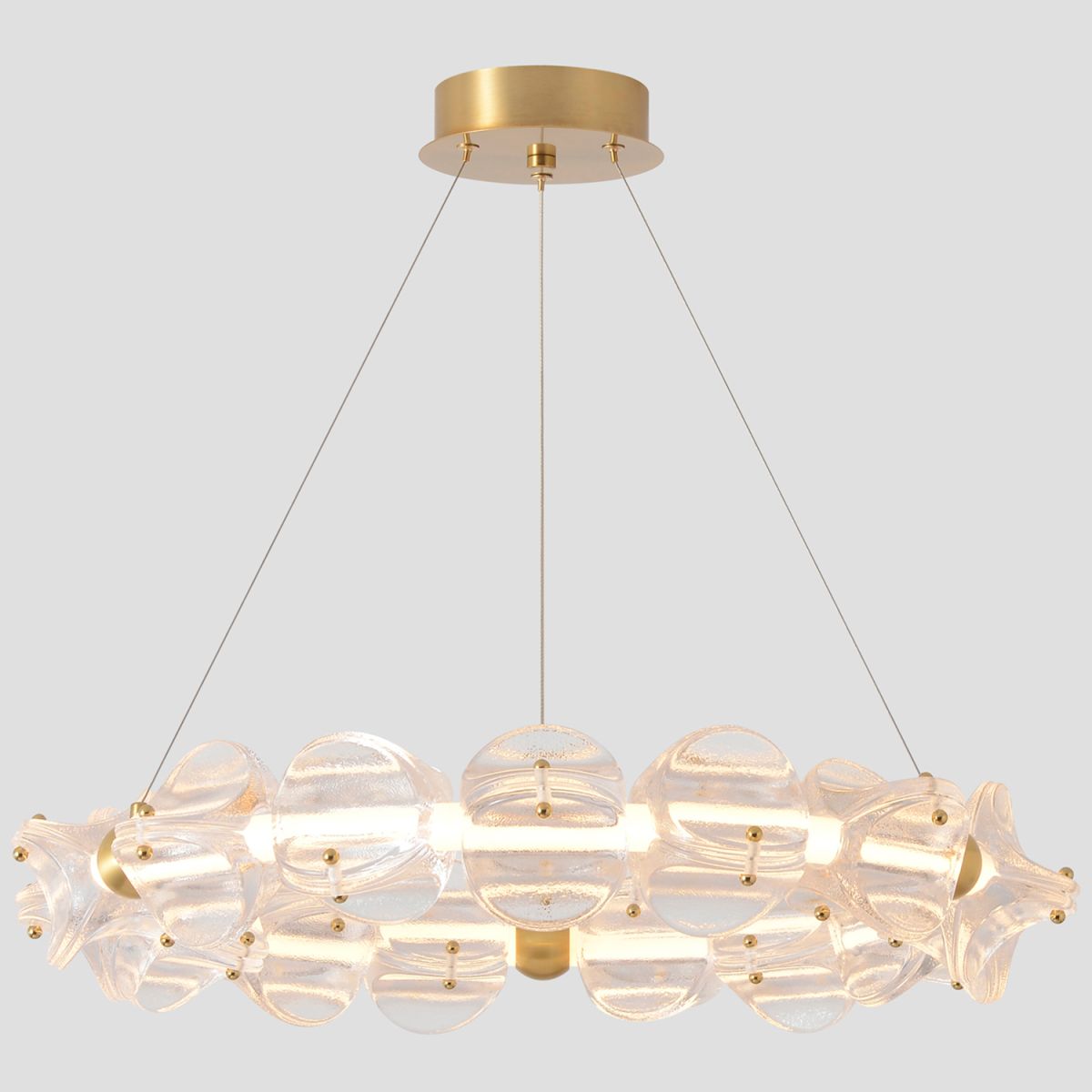 подвесная люстра crystal lux rich sp38w led