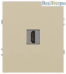 Розетка Эра Arktik 16-3114-04 HDMI шампань Б0070507