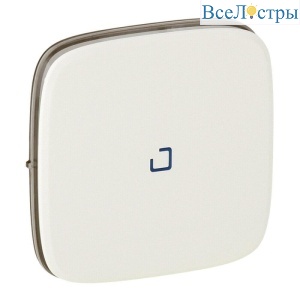 Лицевая панель Legrand Valena Allure выключателя одноклавишного с подсветкой жемчуг 755089