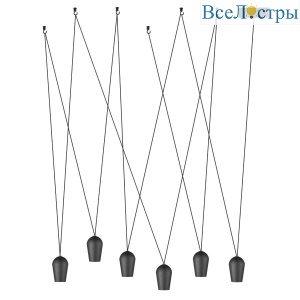 Подвесной светодиодный светильник Loft IT Blackout 10357/6