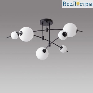 Подвесная светодиодная люстра iLedex Epical 6827-6 BK+WH