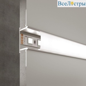 Профиль встраиваемый алюминиевый с рассеивателем Elektrostandard LL-2-ALP013 a053633