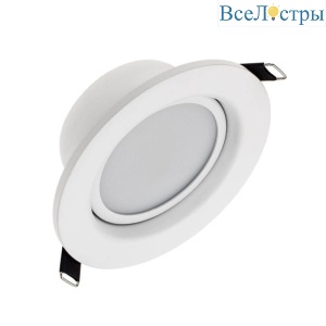 Встраиваемый светодиодный светильник Arlight LTD-80WH 9W Warm White 018043