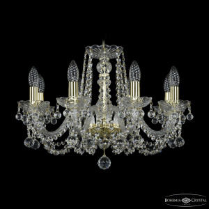 Подвесная люстра Bohemia Ivele Crystal 1402/8/195 G Balls