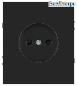 Розетка Эра Arktik 16-2106-05 без заземления 2P 16А-250В антрацит Б0071677