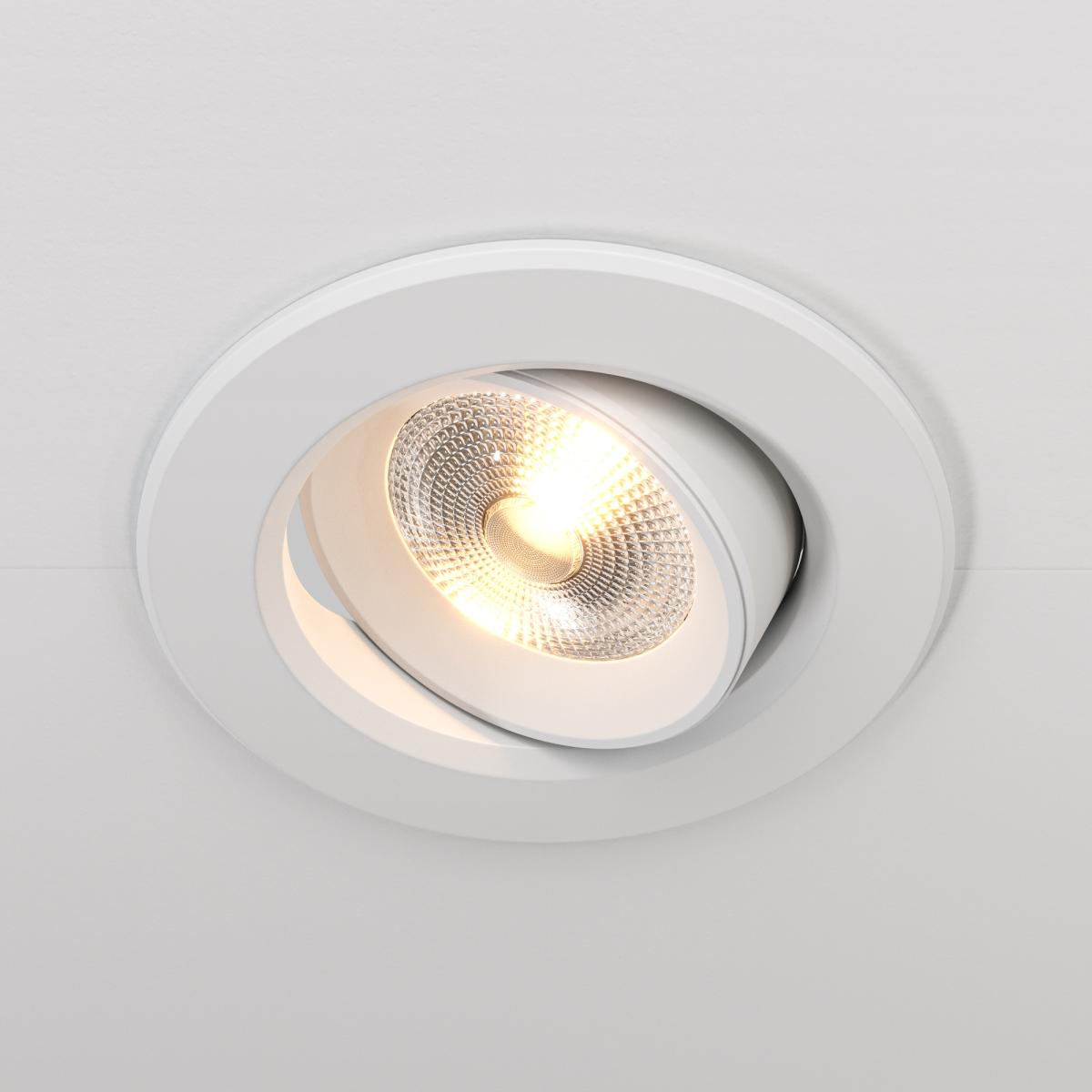 встраиваемый светодиодный светильник maytoni phill dl014-6-l9w