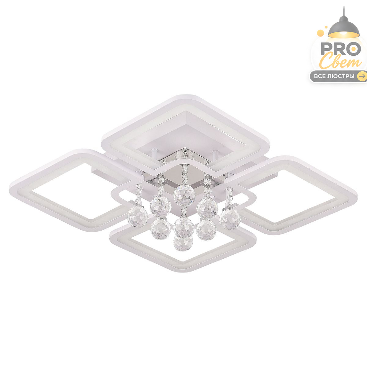 потолочная люстра natali kovaltseva cascade led lamps 81157