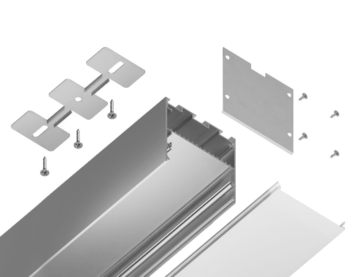 алюминиевый профиль ambrella light profile system gp3100al