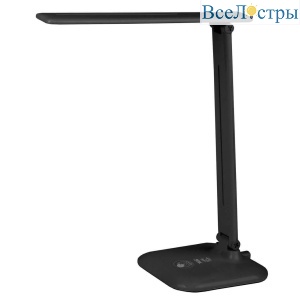 Настольная лампа ЭРА NLED-462-10W-BK Б0031613
