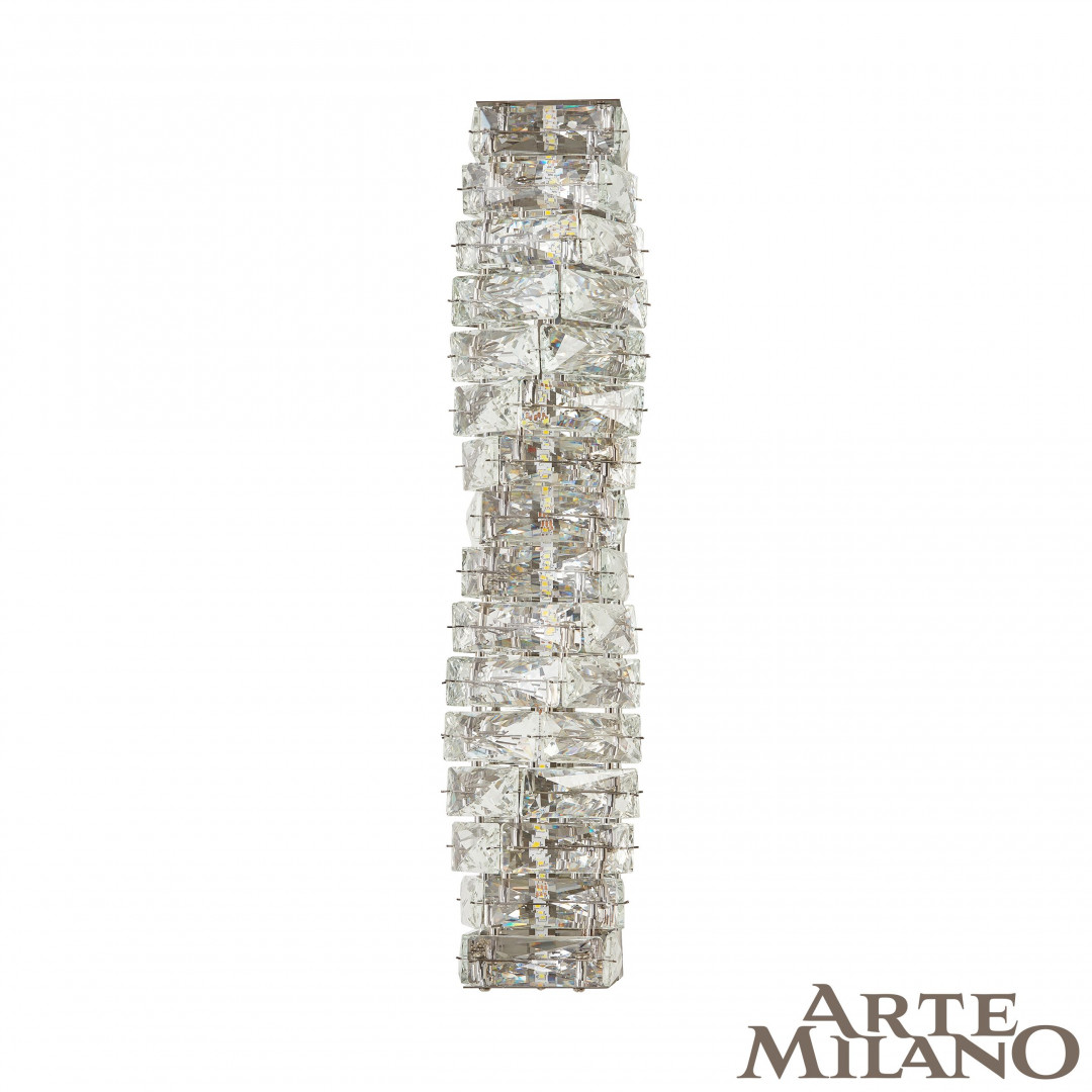 настенный светильник arte milano 2152b.d110.h500.led.5 ni