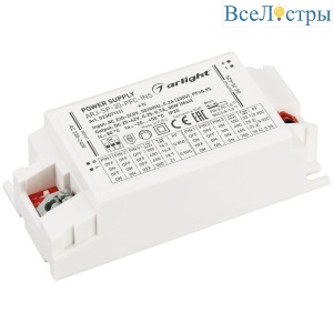 Блок питания Arlight ARJ-SP-30-PFC-INS (30W, 25-42V, 0.35-0.7A, IP20) 023071(1)