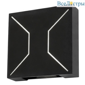Уличный настенный светильник Uniel ULU-P32B-4W/4000K IP65 BLACK UL-00013620