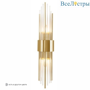 Настенный светильник Crystal Lux ATENTO AP2 BRASS/TRANSPARENTE