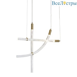 Подвесной светильник Delight Collection OD2412 OD2412-3 gold/clear