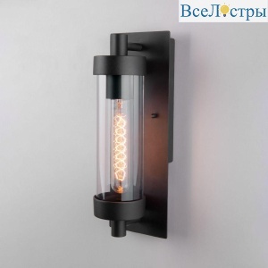 Уличный настенный светильник Elektrostandard Pipe D 35151/D чёрный 4690389183737