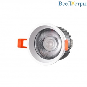 Встраиваемый светильник Iledex Technical Mars DIM 112-12W-D80-4000K-24DG-WH