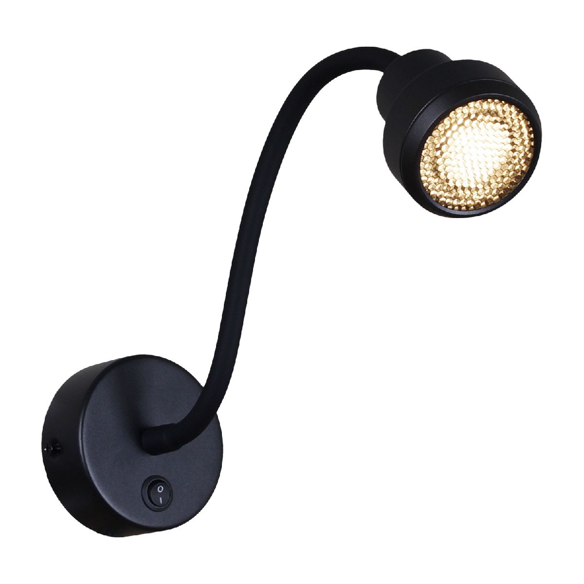 гибкое бра reluce 86203-9.2-001mn led5w bk