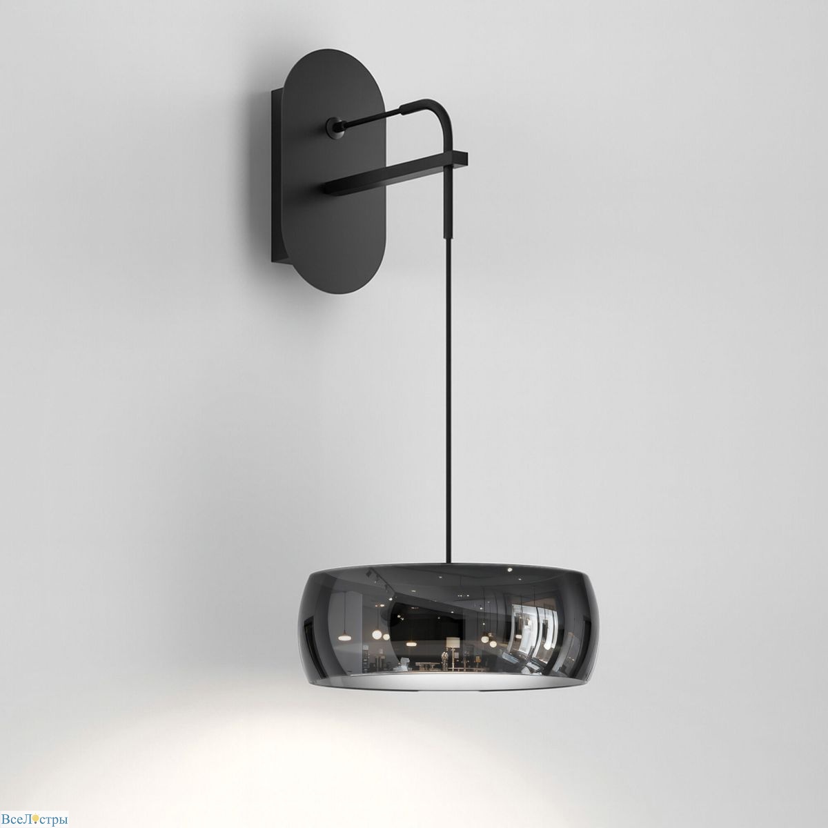 бра eurosvet noir 201052 led черный a071533