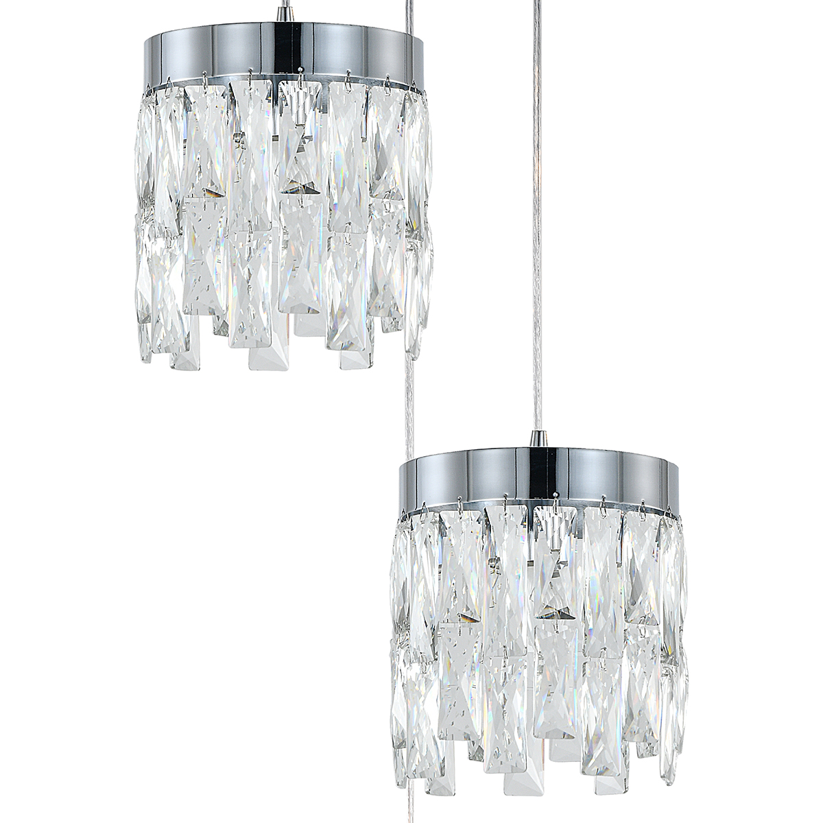 подвесной светильник indigo anna 12029/3p chrome v000497