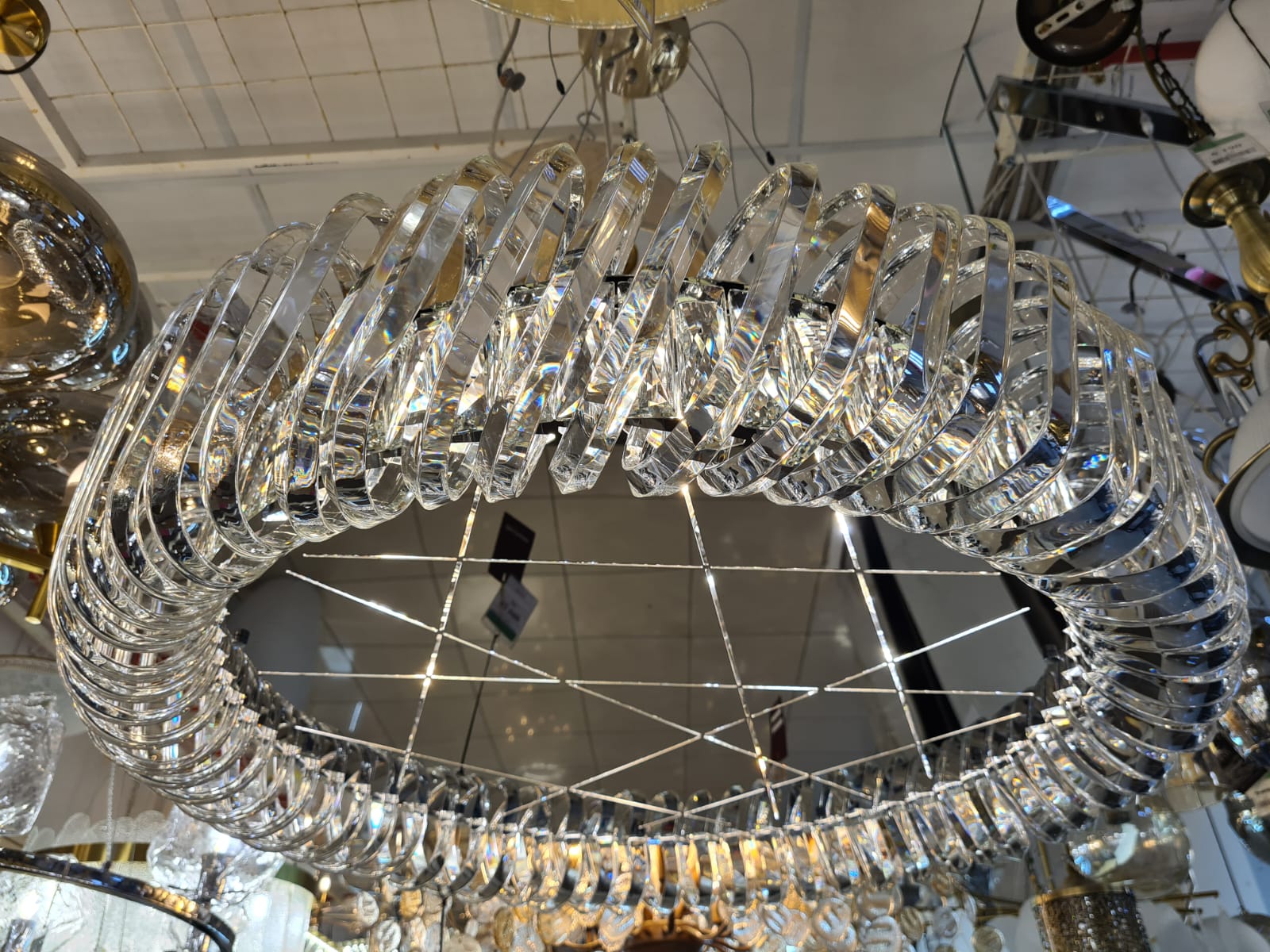 подвесная люстра divinare megan 7568/02 lm-12