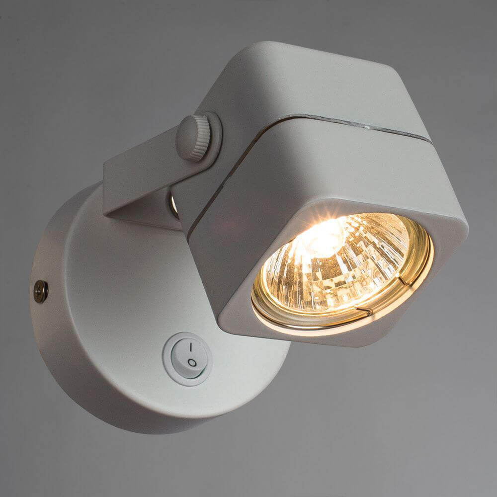 спот arte lamp lente a1314ap-1wh
