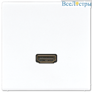 Розетка HDMI Jung MALS1112WW