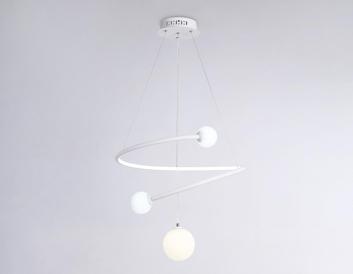 подвесной светодиодный светильник ambrella light comfort linetech fl66299