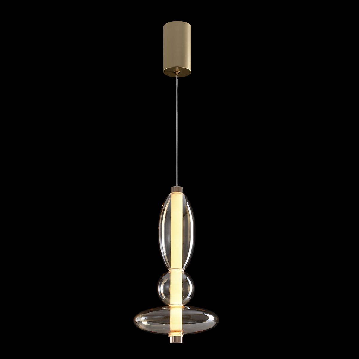 подвесной светильник crystal lux quasar sp10w led amber