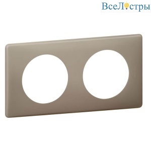 Рамка 2-постовая Legrand Celiane грэй перкаль 066722