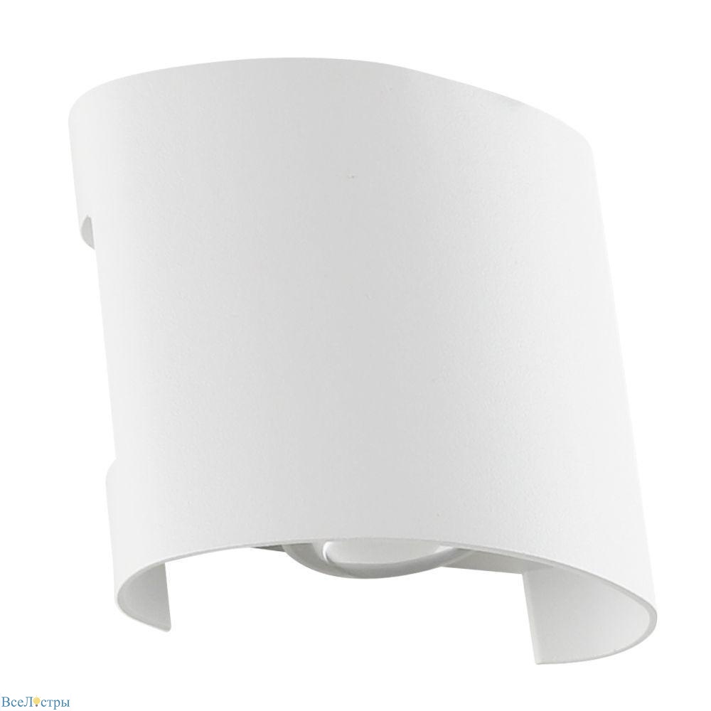 уличный настенный светодиодный светильник arte lamp bosto a3122al-2wh