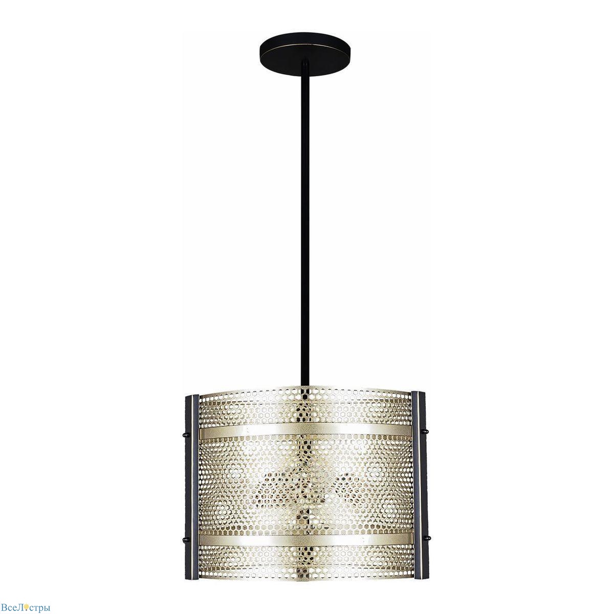 подвесная люстра illumico il1003-3p-05 bk gd