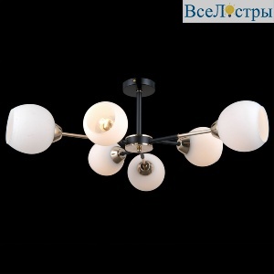 Люстра на штанге Illumico IL0715-6CSQ-24 BK GD LIBRA