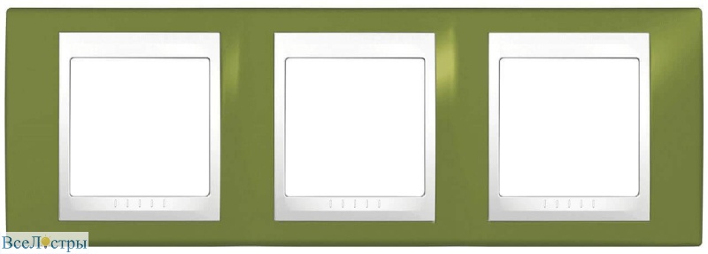 рамка 3-постовая schneider electric unica хамелеон mgu6.006.866