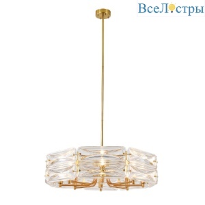 Подвесная люстра Indigo Zaffiro 12046/8P Brass V000499