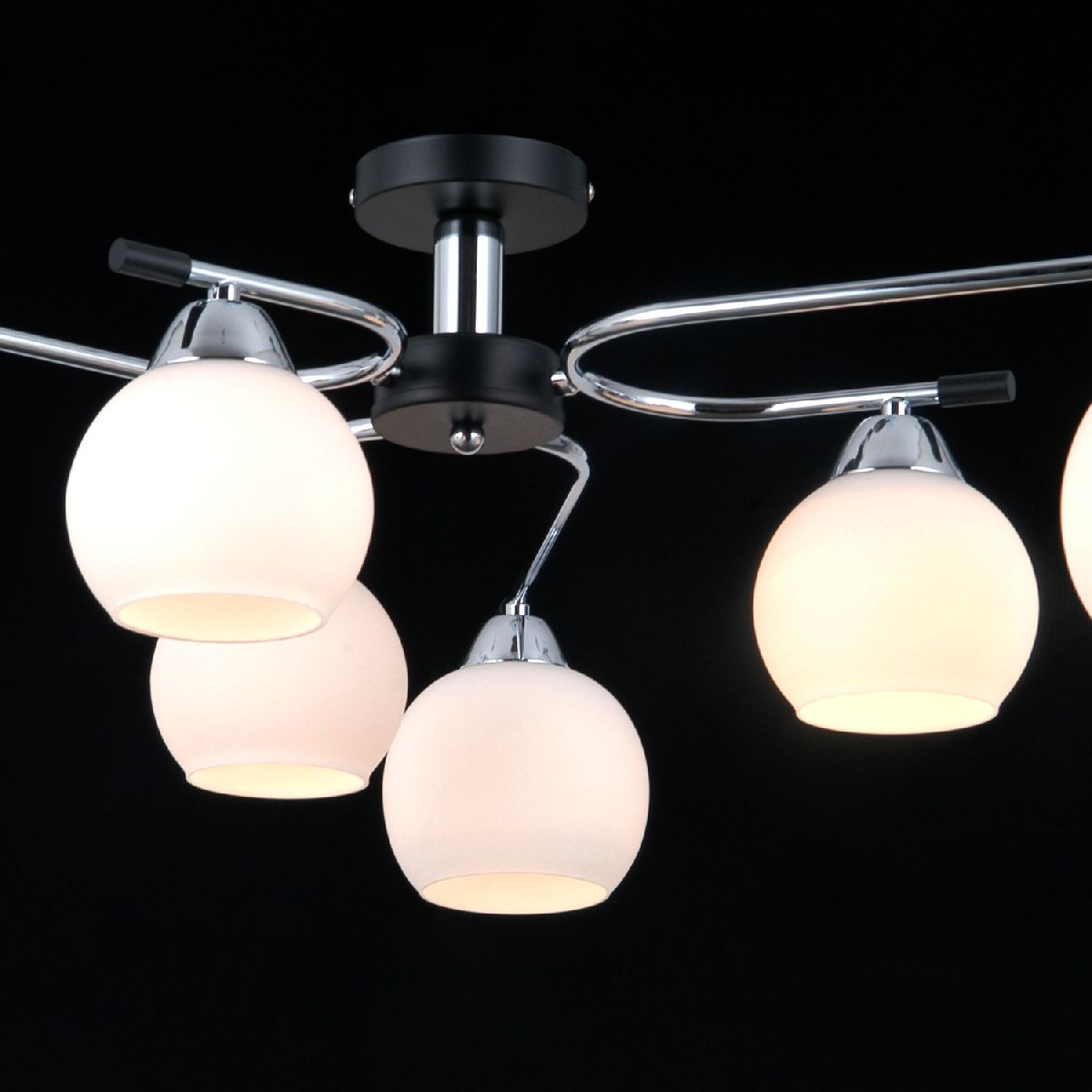 потолочная люстра illumico il0638-6csq-24 cr bk libra