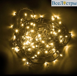 Светодиодная гирлянда Feron Линейная 230V желтый 8 режимов CL04 32302