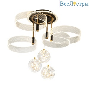 Потолочная люстра LED4U L1040-750 BK