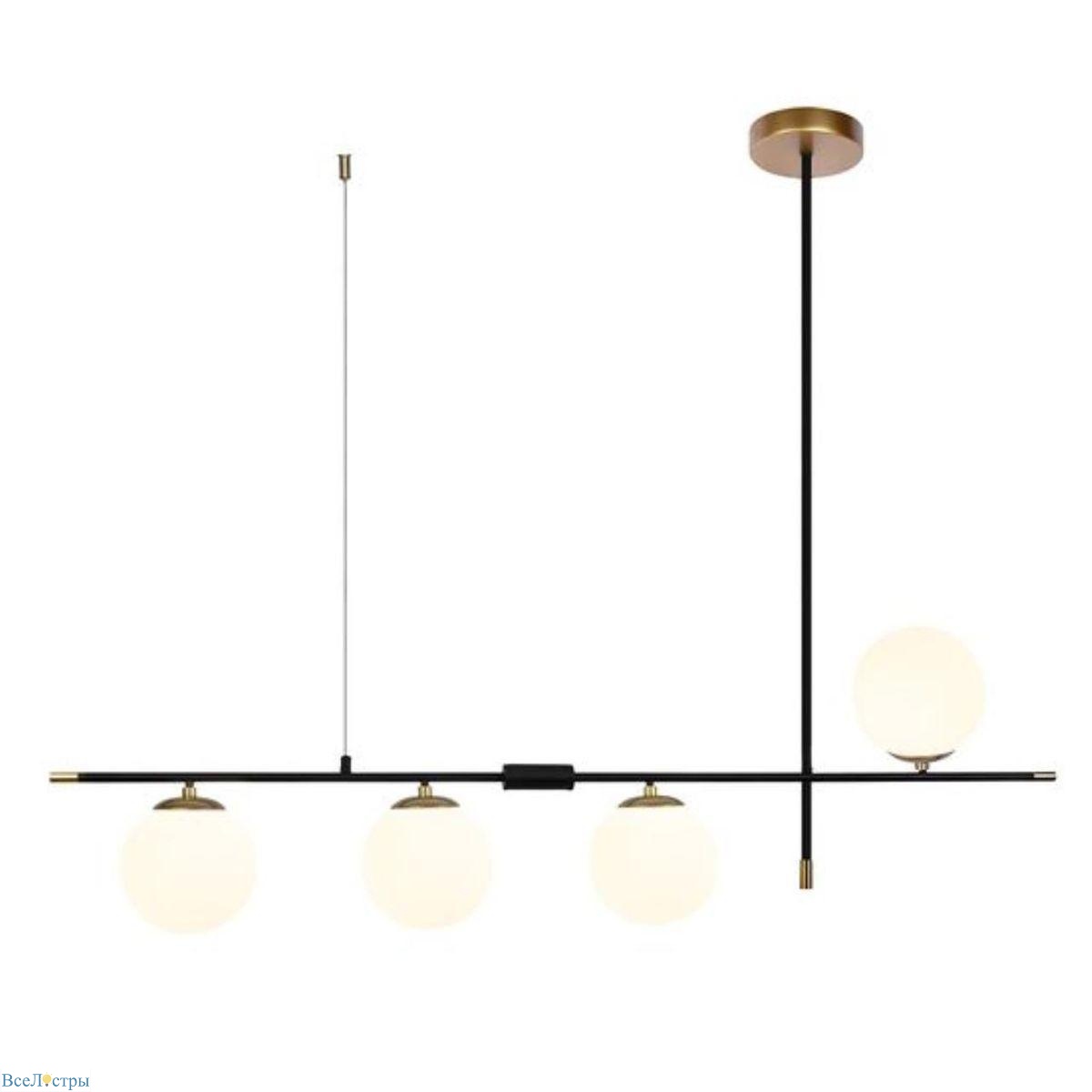 подвесная люстра arte lamp arkab a2225sp-4bk