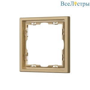 Рамка пластиковая Arlight FRM-NOBE-SFPL-1-GD 054213