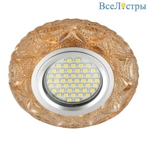 Встраиваемый светильник Fametto Luciole DLS-L149 Gu5.3 Glassy/Tea