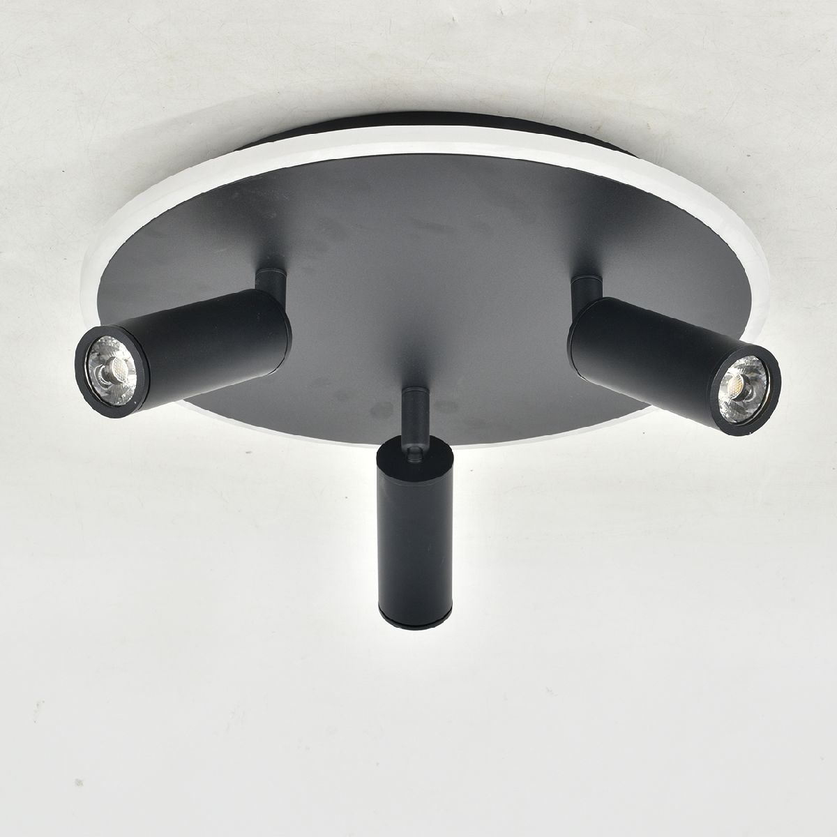 потолочный светильник escada 20046sma/03led bk